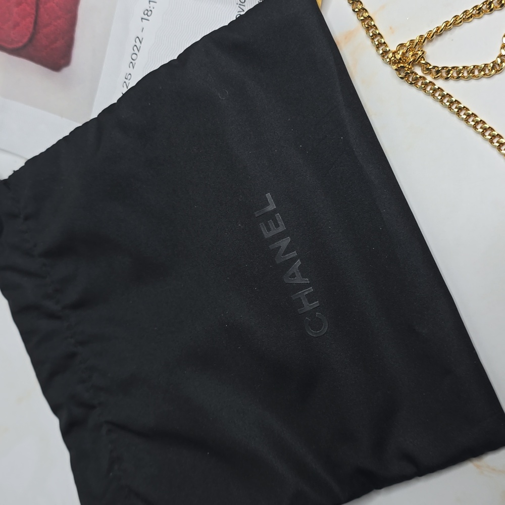 Chanel jersey pink Raspberry Micro Bag - Picture 4 of 11